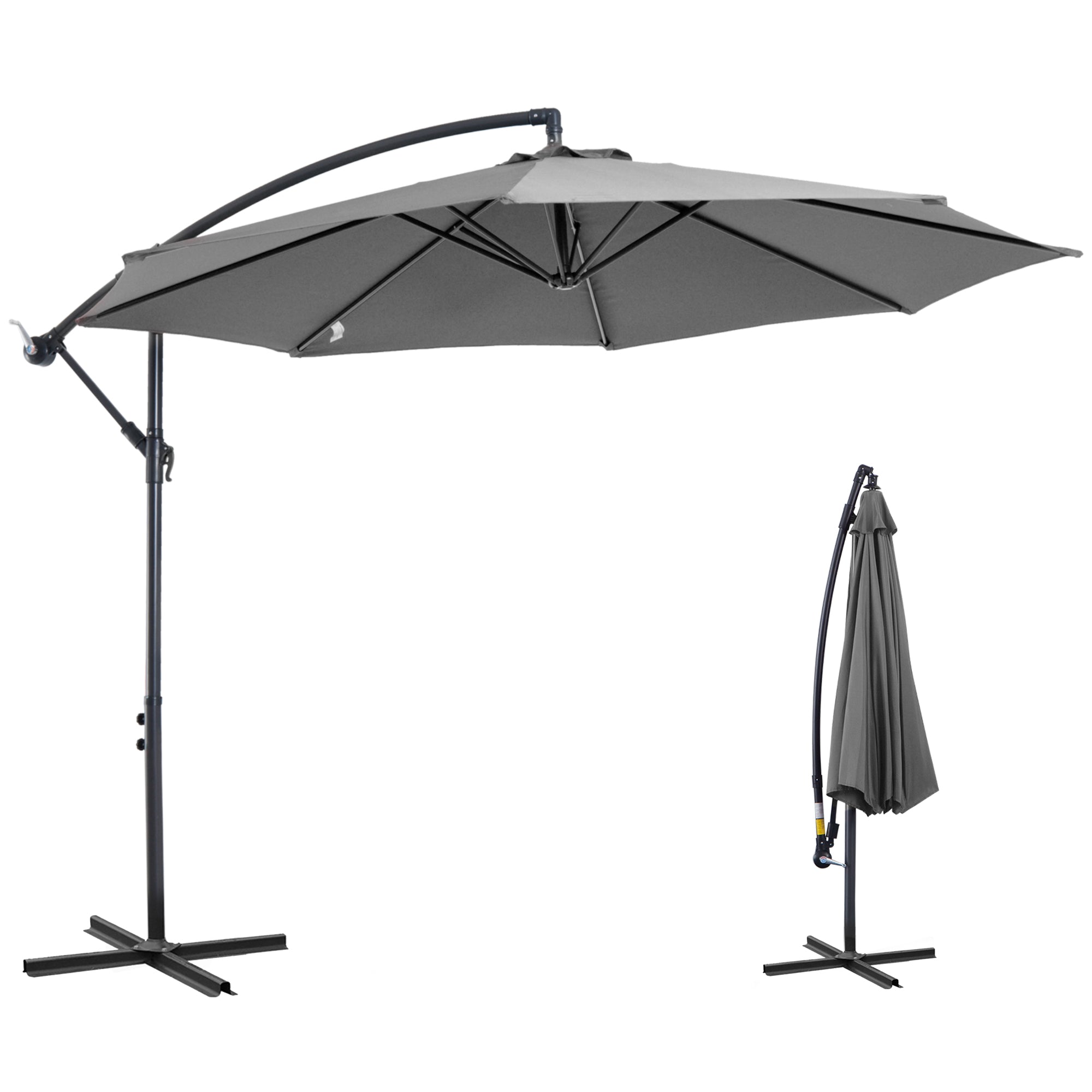 Parasol de jardin - Acier 3 x 2,5