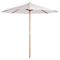 Parasol de jardin - Bois 2,7 x 2,5 m