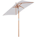 Parasol de jardin - Bois